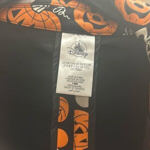 DISNEY Mickey Pumpkin Glow-In-The-Dark‎ Jacket Blazer S/M unisex Halloween.